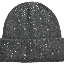 Vila dame Beanie hue VISUMM - Dark grey melange