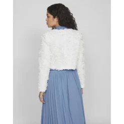 VILA dame bluse VIFLORELLA - Cloud Dancer