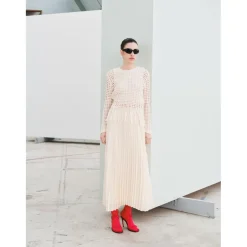 VILA dame bluse VIMABEL - Birch