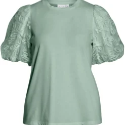 VILA dame bluse VISIMONIA - Silt Green