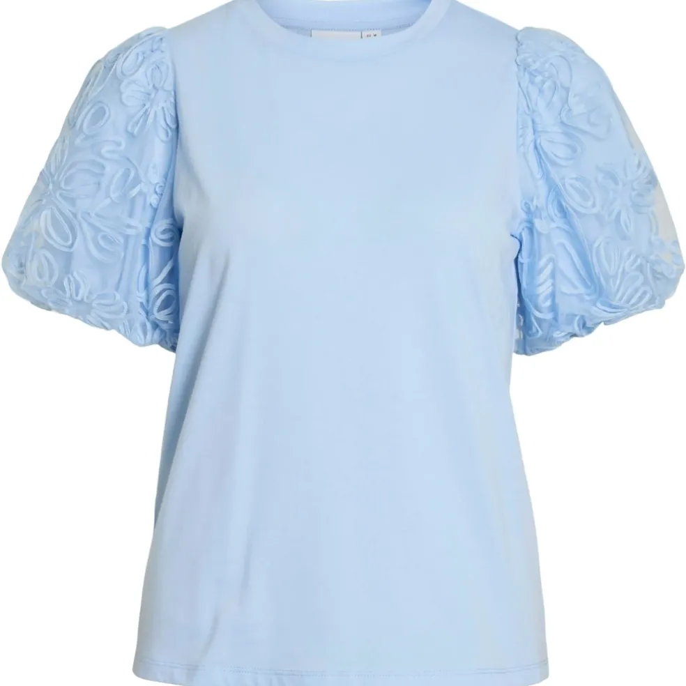 VILA dame bluse VISIMONIA - Kentucky blue