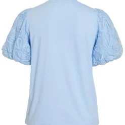 VILA dame bluse VISIMONIA - Kentucky blue