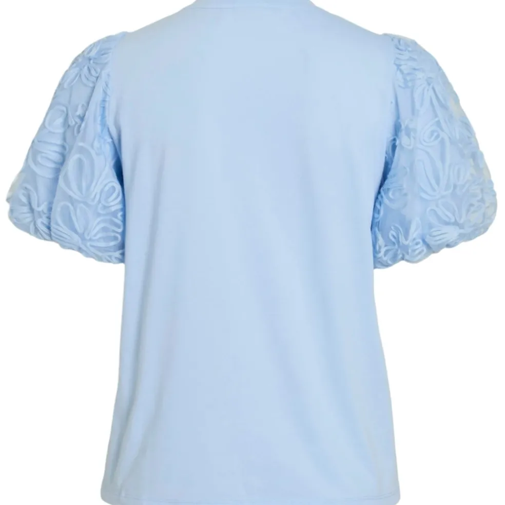 VILA dame bluse VISIMONIA - Kentucky blue