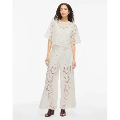 VILA DAME BUKSER VIHYLDE - Cloud Dancer