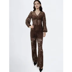 Vila dame bukser VIMAYE - Coffee Bean