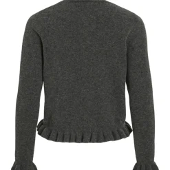 VILA Dame Cardigan VIJacia - Medium grey melange