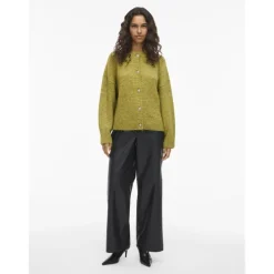 VILA Dame Cardigan VIMARLEY - Green Envy