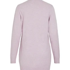 VILA dame cardigan VIRIL - Winsome Orchid MELANGE