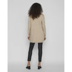 VILA dame cardigan VIRIL - Natural MELANGE