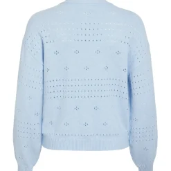VILA dame cardigan VIRIL - Kentucky Blue MELANGE