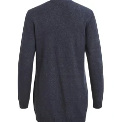 VILA dame cardigan VIRIL - Total eclipse melange