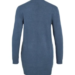 VILA dame cardigan VIRIL - Vintage Indigo Dark Melange