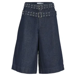 Vila dame denim shorts VIADONA - Dark Blue Denim