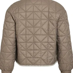 VILA dame jakke VISILLA - Mountain Trail BIRCH EDGE CROCHET