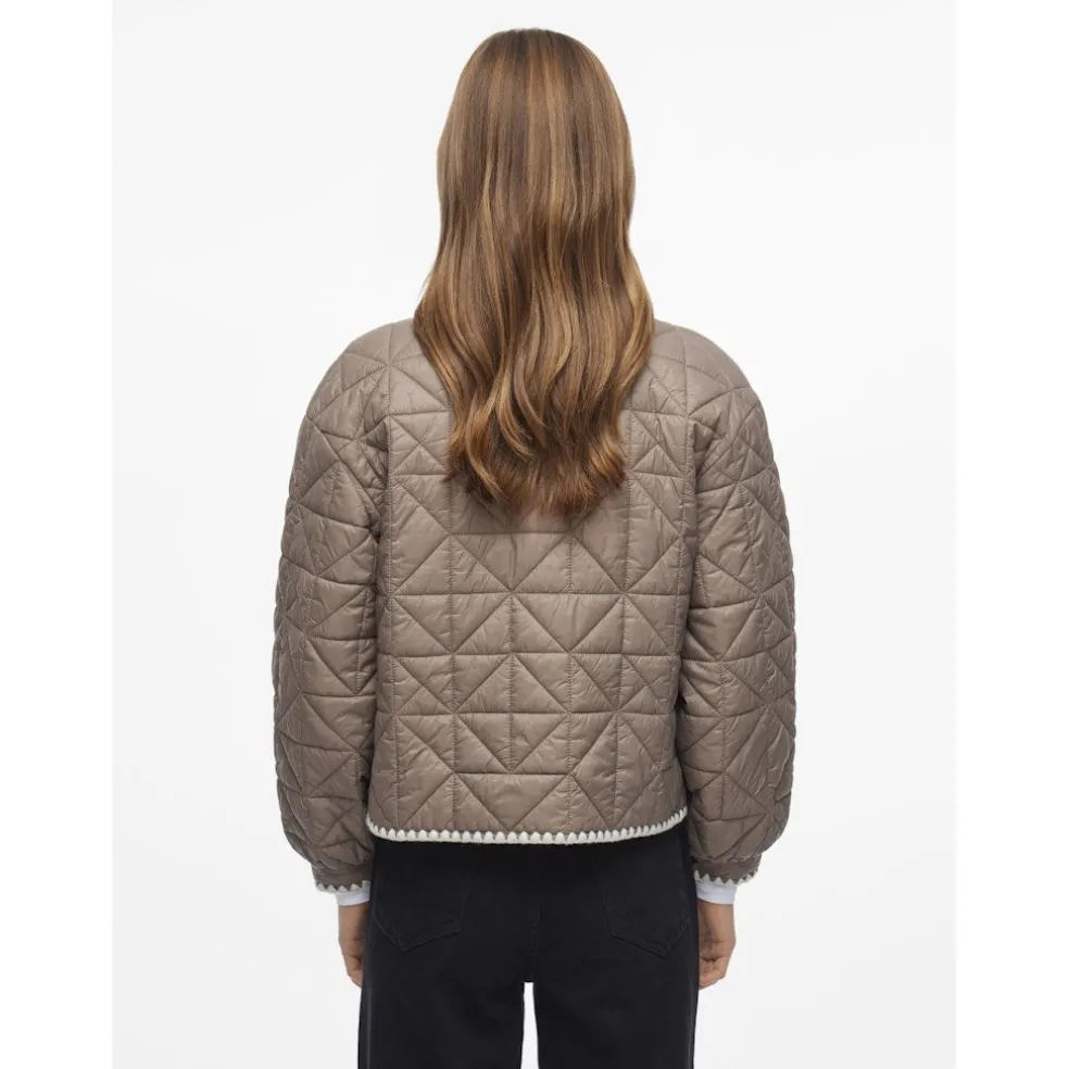 VILA dame jakke VISILLA - Mountain Trail BIRCH EDGE CROCHET