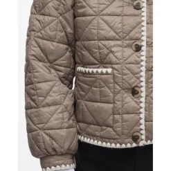 VILA dame jakke VISILLA - Mountain Trail BIRCH EDGE CROCHET