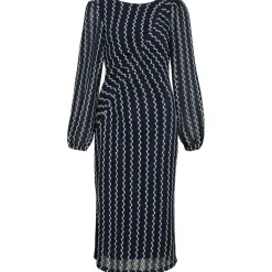 VILA dame kjole VIELLEN - Navy Blazer Birch