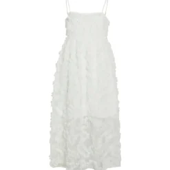 VILA dame kjole VILEONORA - Cloud Dancer