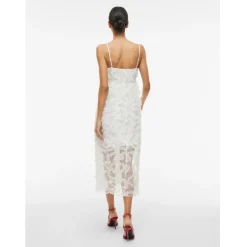 VILA dame kjole VILEONORA - Cloud Dancer