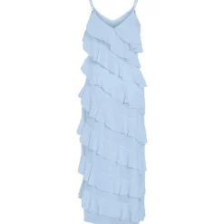 VILA DAME KJOLE VILUNA - Cashmere Blue