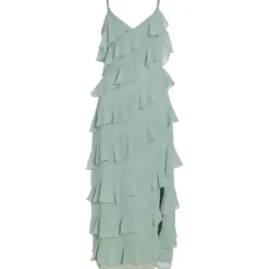 VILA DAME KJOLE VILUNA - Green Milieu