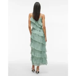VILA DAME KJOLE VILUNA - Green Milieu