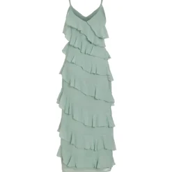 VILA DAME KJOLE VILUNA - Green Milieu