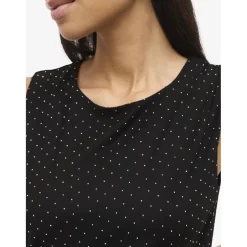 VILA Dame Kjole VIMINNA - Black Beauty