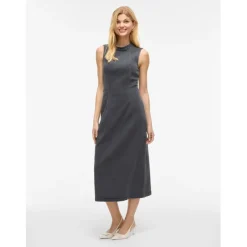 VILA DAME KJOLE VINONA - Medium Grey Denim