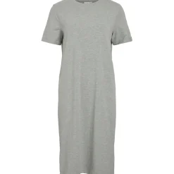 VILA dame kjole VINORA - Light Grey Melange