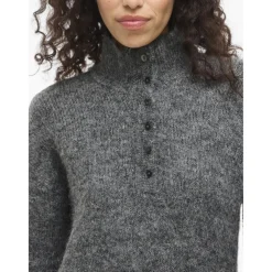 VILA dame kjole VINYNNI - Dark grey melange