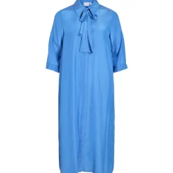 VILA dame kjole VIOXANA - Bijou Blue