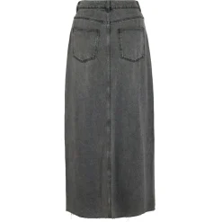 VILA dame nederdel VIKIKI - Medium Grey Denim