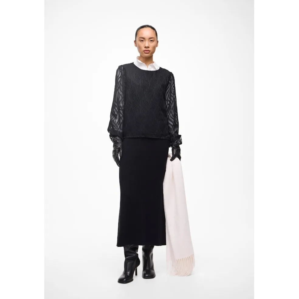 Vila dame nederdel VIRIL - Black