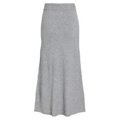 Vila dame nederdel VIRIL - Medium grey melange