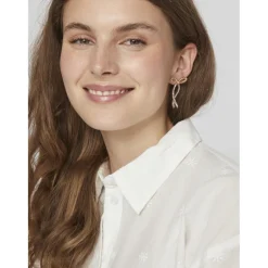 VILA dame øreringe VIKYZER - Gold Colour