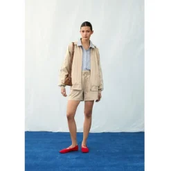 VILA dame shorts VIHABA - Feather Gray Birch track