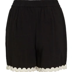 VILA DAME SHORTS VIMANDA - Black Beauty Birch