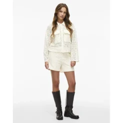 VILA dame shorts VIMERINDA - Birch