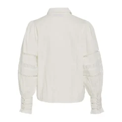 VILA dame skjorte VICORLINA - Cloud Dancer