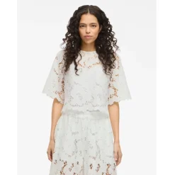 VILA DAME SKJORTE VIHYLDE - Cloud Dancer