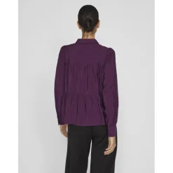 Vila dame skjorte VIKATRIA - Winter Bloom