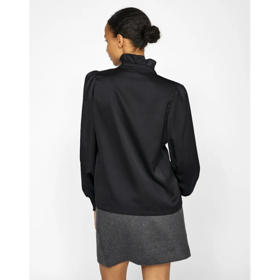 VILA dame skjorte VILUTTO - Black Beauty