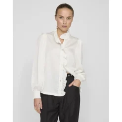 VILA dame skjorte VILUTTO - Cloud Dancer