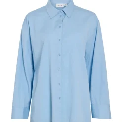 VILA DAME SKJORTE VIPERF - Frozen Fjord