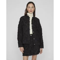 VILA dame skjorte VISEIA - Black