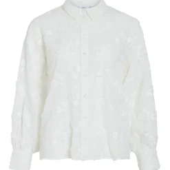 VILA dame skjorte VISIMONE - Snow white