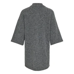 Vila dame strik kjole VILAURI - Medium grey melange