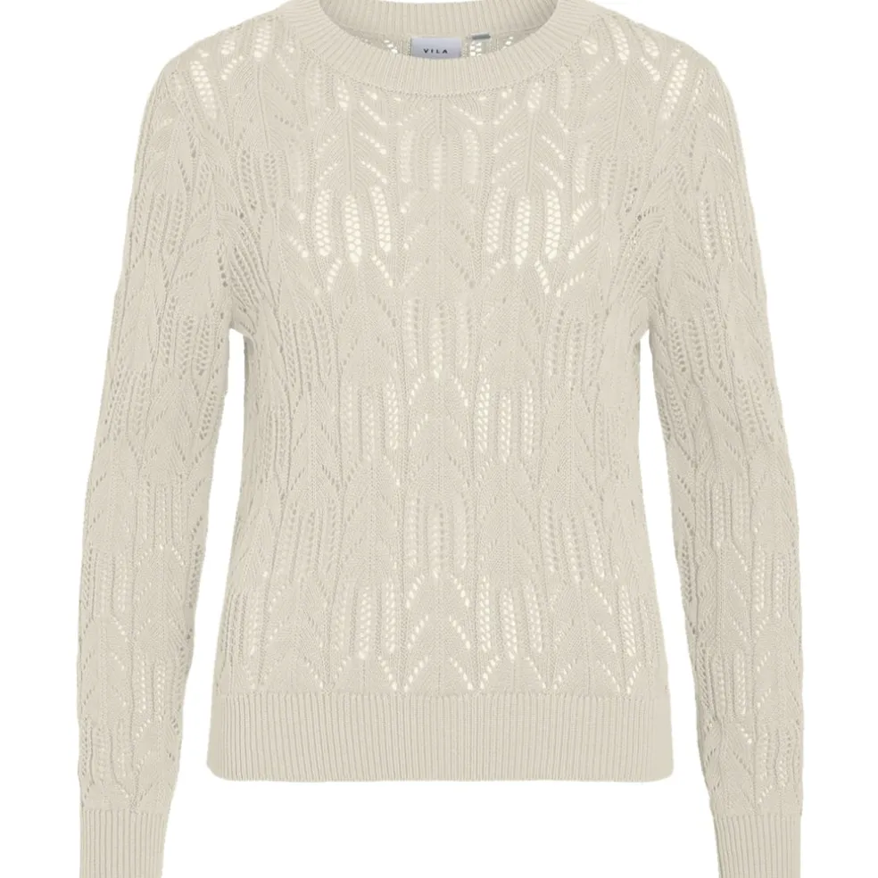 VILA dame strik VICOTTI - Birch