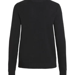 VILA dame strik VIRIL - Black